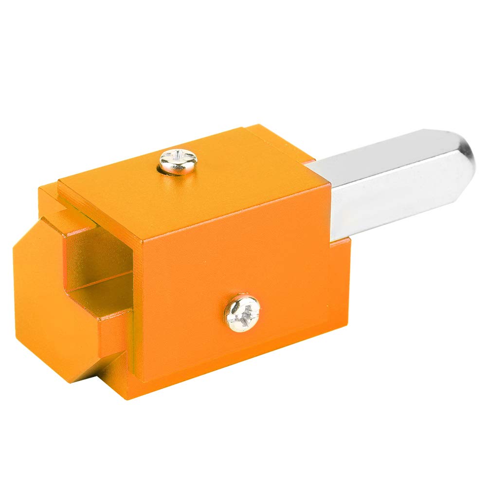 DIY Corner Chisel, Wood Chisel, Right Angle Cutting, Right Angle High Accuracy Corner Chisel Tool for Door Lock Recessed Hinged Mortises Woodworking Tool (Gold)