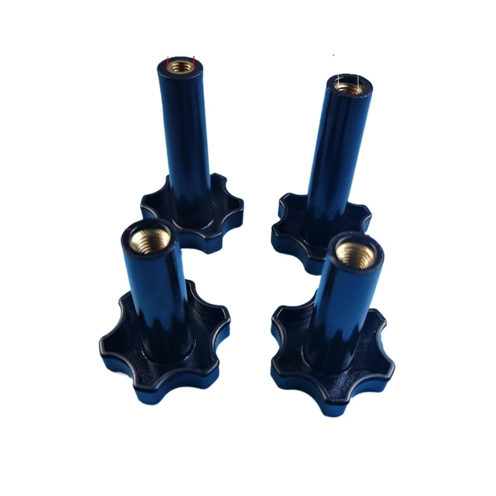 M8 Plastic Screw Nuts Black Color Spare Part of Soft Ice Cream Machine Accessories 2 Short + 2 Long Total 4 Pieces, Compatible for VEVOR