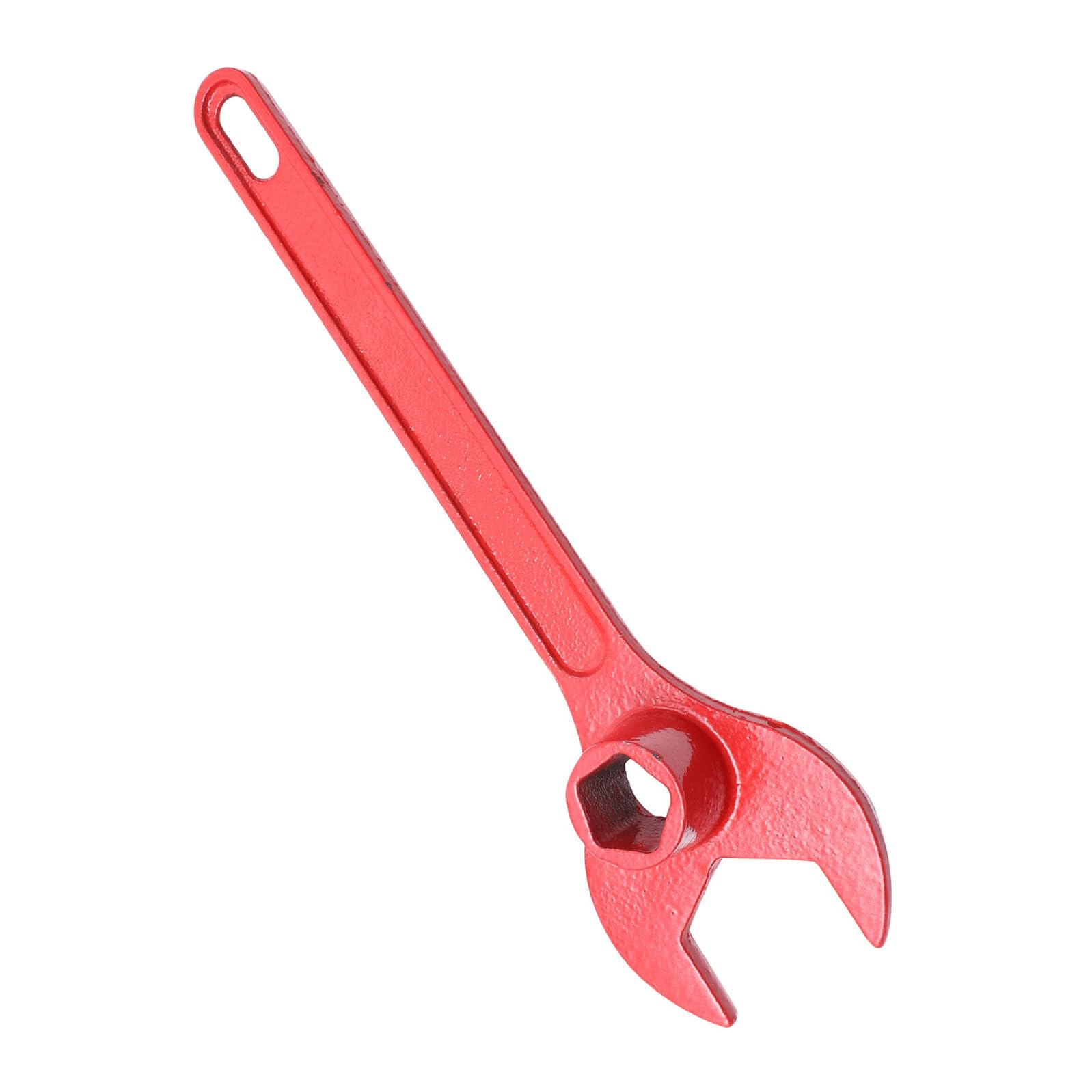 jojofuny Llave Inglesa para Hidrantes de Incendios Grande Roja Herramienta Manual Hexagonal Multifuncional Recubrimiento Anticorrosión Portátil para Emergencias y Uso Exterior