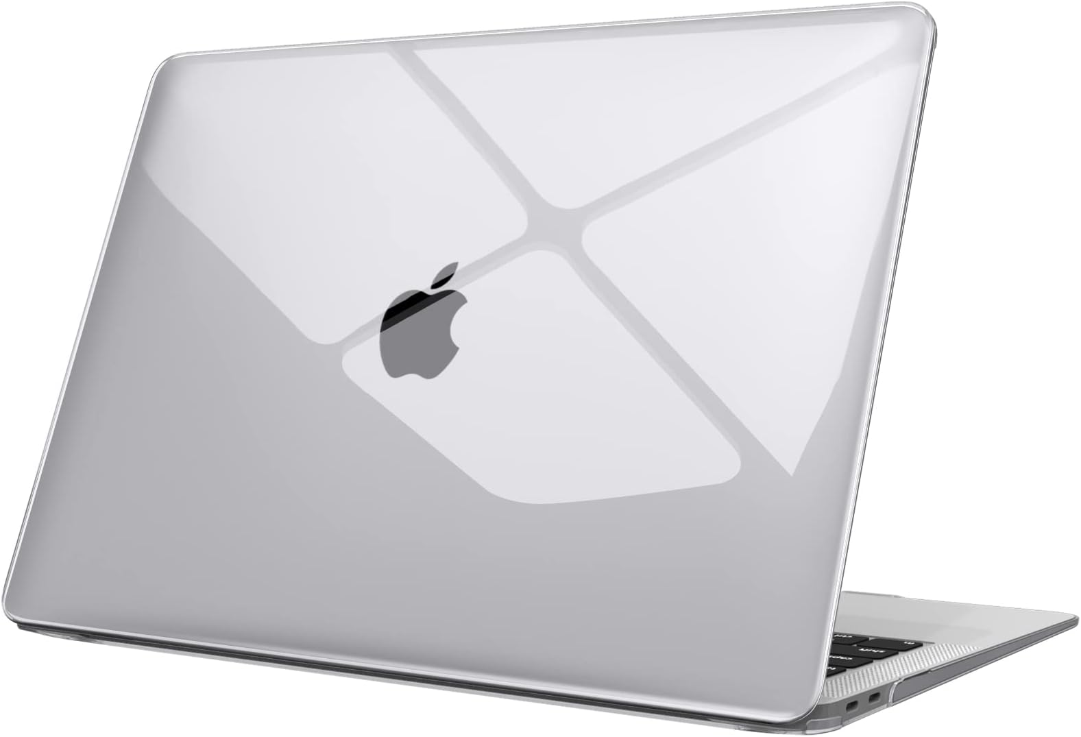 FINTIE Case Compatible with MacBook Air 13.3 inch (2020/2019/2018 Not for 2024) Model A2337(M1)/A2179/A1932, Protective Snap-On Hard Shell Cover Fit 13.3" Retina Display Touch ID, Crystal Clear