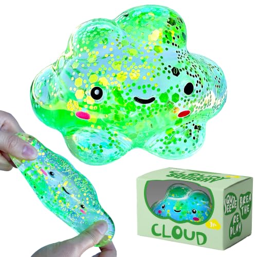 Premium Cloud Squishy Toy, Glow in the Dark - image 7