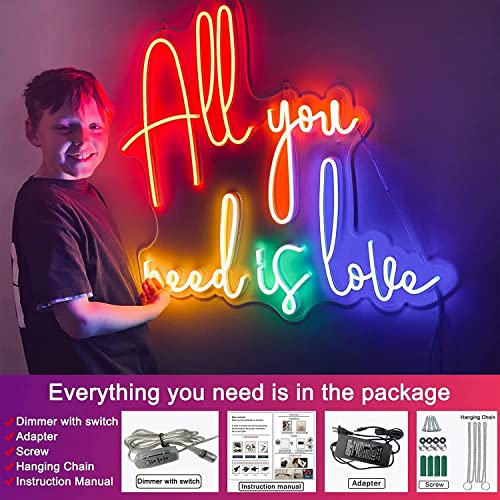 Image of Custom Neon Signs Personalized LED Neon Light Up Sign for Name Sign for Teen Girls Room Wall Decor Company Shop Logo Sign Wedding Party Decor