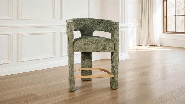 Amazon.com: Jofran Upholstered Counter Stool with Arms – Versatile