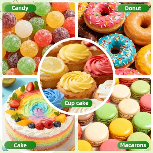 Image of Natural Food Coloring Liquid Set - 6 Vibrant Color Food Grade