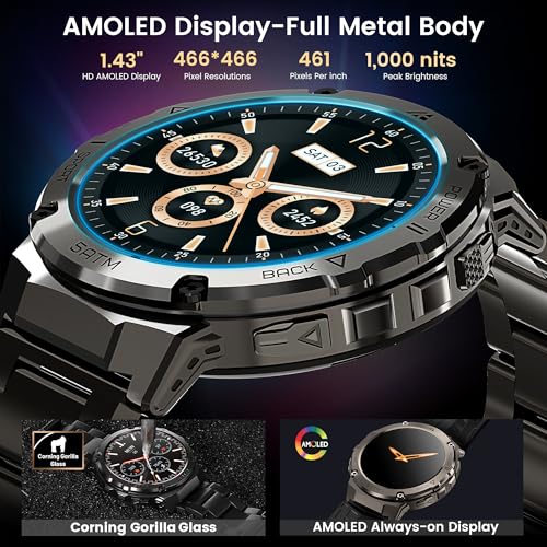 AMAZTIM Smart Watch with GPS, Rugged Outdoor Fitness Watch, 5 ATM & IP69K by AMAZTIM - Used condition - Image 8
