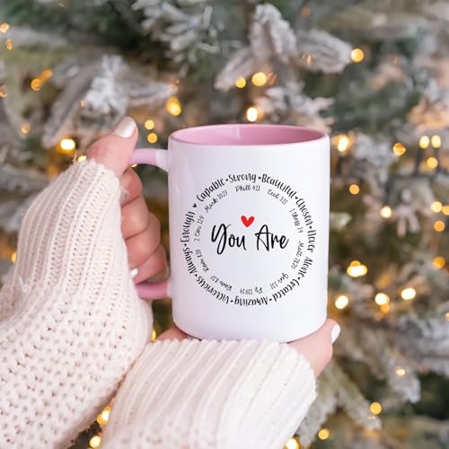 Taza de café con versículo bíblico cristiana cerámica 11 oz miniatura 5