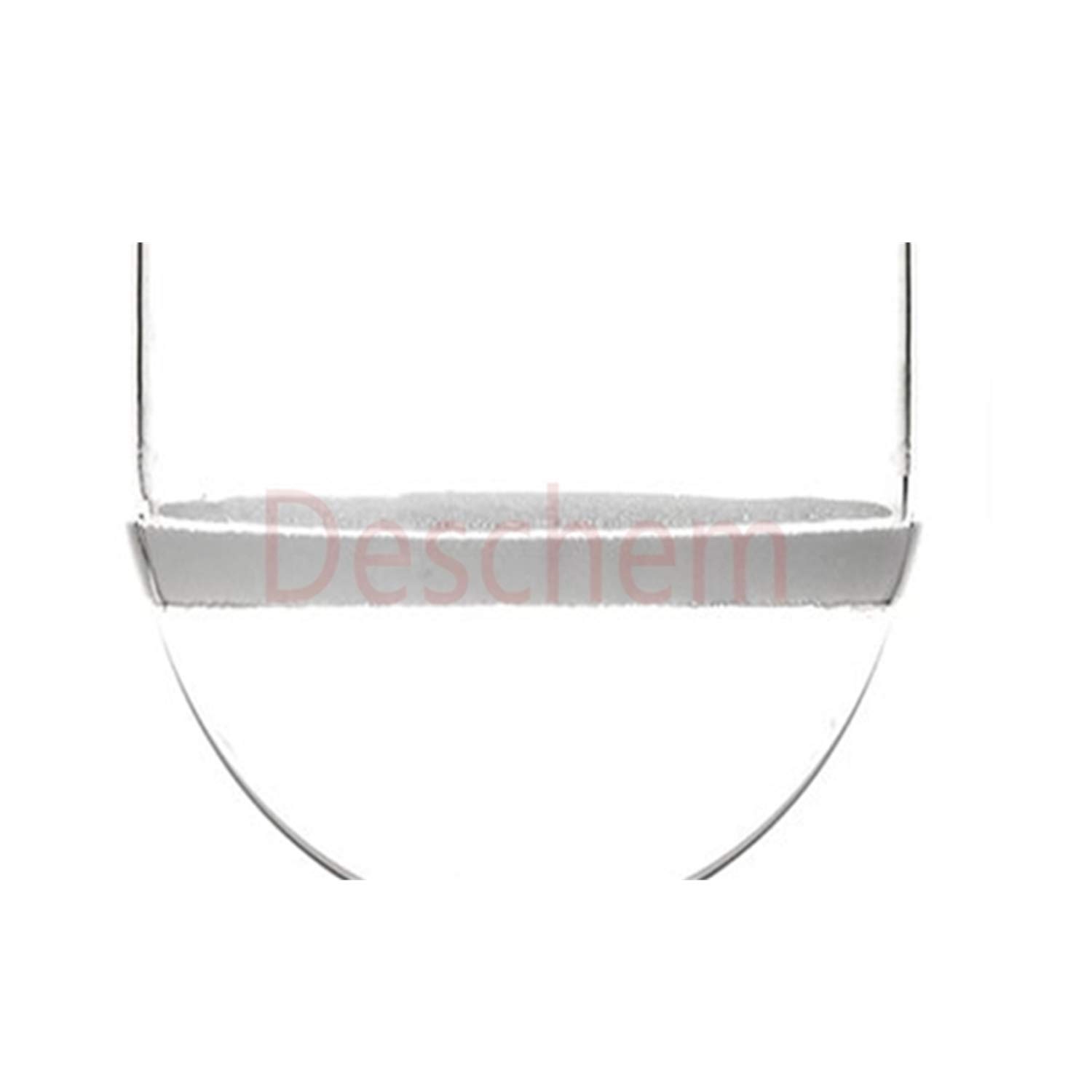 24/40 - Embudo de filtrado de vidrio con frita fina serrada al vacío para laboratorio de tubulación borosilicato