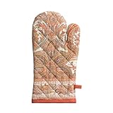 Maison d' Hermine Kashmir Paisley 100% Cotton Oven Mitt, 7.5 - inch by 13 - inch.
