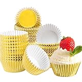 Taille classique : les caissettes à muffins se déplient à 7 cm de diamètre, 1,5 cm de hauteur et 3,2 cm de diamètre au fond.