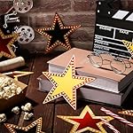 Geosar 90 pcs Movie Star Cardboard Red Carpet Awards Night Cutouts Confetti Cutouts for Bulletin Board Movie Party Decoration Supply Wall (6 Inch) - Image 3