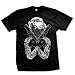 Marilyn Monroe Gangster Guns Tattoo T-Shirt-Black-medium