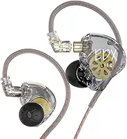 Fone de Ouvido EDX Lite Intra-Auricular, Driver Dinâmico Super-Linear, Isolamento Acústico, Cabo Substituível – Qualidade de Som Premium e Potente - COM MICROFONE