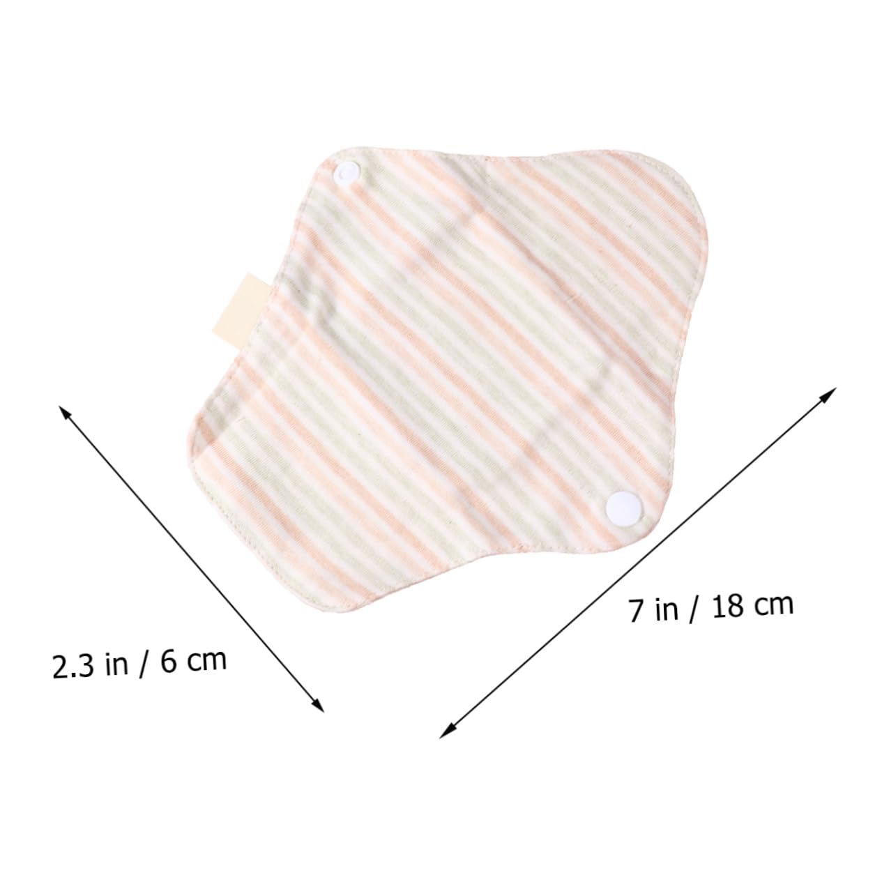 ORFOFE 15 Piezas almohadilla de toalla Compresa lavable para mujeres Toalla sanitaria de algodón ropa interior para mujeres almohadilla menstrual absorbente femenino apoyo bragas de mujer