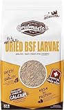 GRUBMASTER Dried Black Soldier Fly Larvae for Chickens, Natural Healthy Chicken Treats for Backyard Poultry - 5 lb. Bag