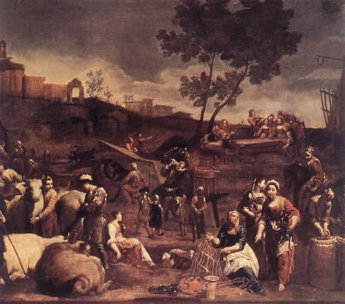 Tableaux d'Art Mural Giuseppe Maria Crespi - Impression Toile Luxe