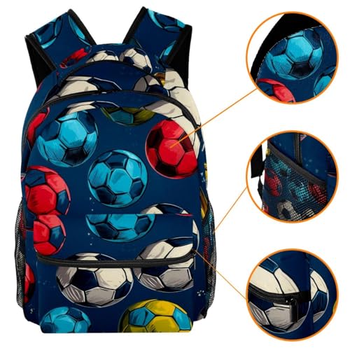 Sac à dos d'école avec porte-bouteille filles garçons Campus bleu