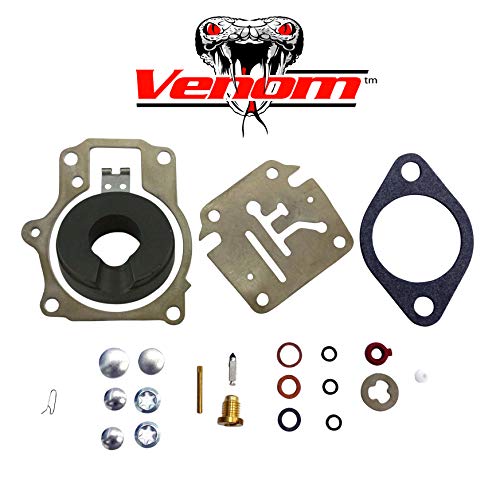 image for 2 (Twin) Pack Deluxe Venom Brand Carburetor Carb Rebuild Repair Kit FL