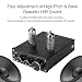 Vbestlife Amplificador de Tubo Antiinterferente Convertidor de Digital a Analógico Preamplificador HiFi...