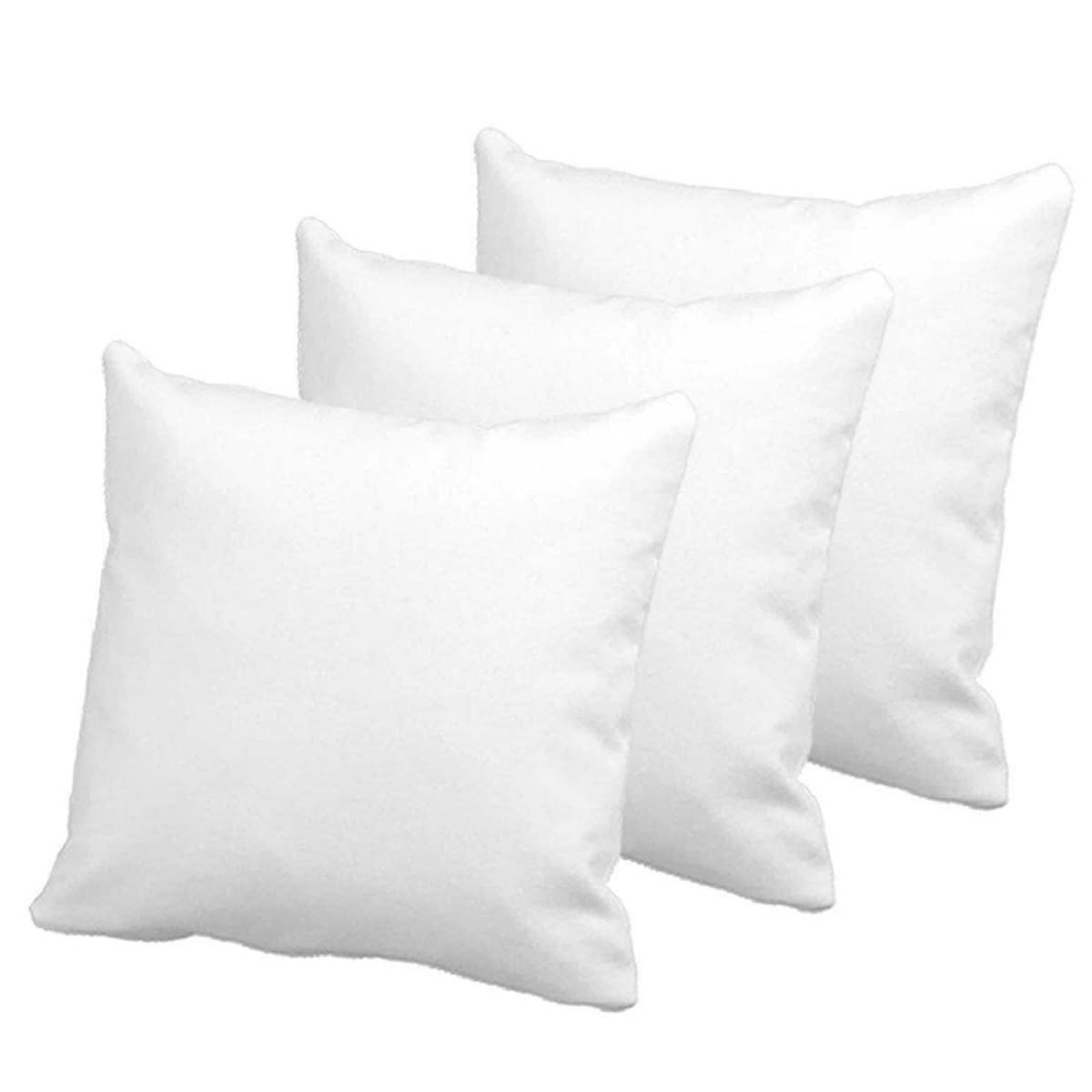 TrueCloud Cushion 14 inch x 14 inch Set of 3 Plain White Throw Pillow Insert - Cozy and Soft Sofa Microfiber Fill Cushion for Stylish Home Decor - White (B0D8GWJGG3) Amazon Price History, Amazon Price Tracker