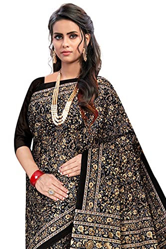 Image of TAMAIRA FASHION Mulmul Pure Cotton Saree For Woman Kalamkari Printed|Office Wear Daily Wear Sarees For Women Without Blouse Piece (Available in 9 Colours)