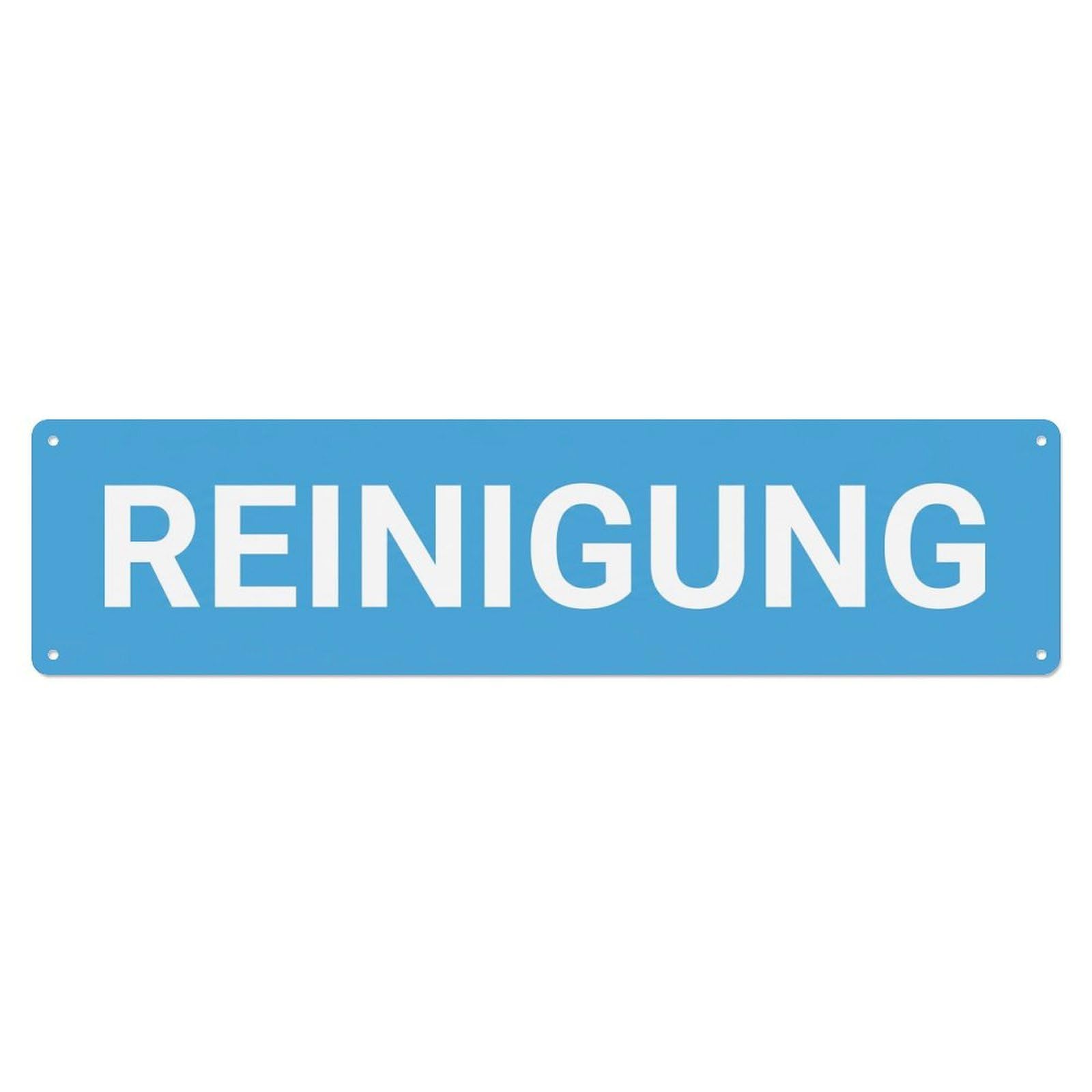 Reinigung Cleaning Service Area Metal Tin Sign