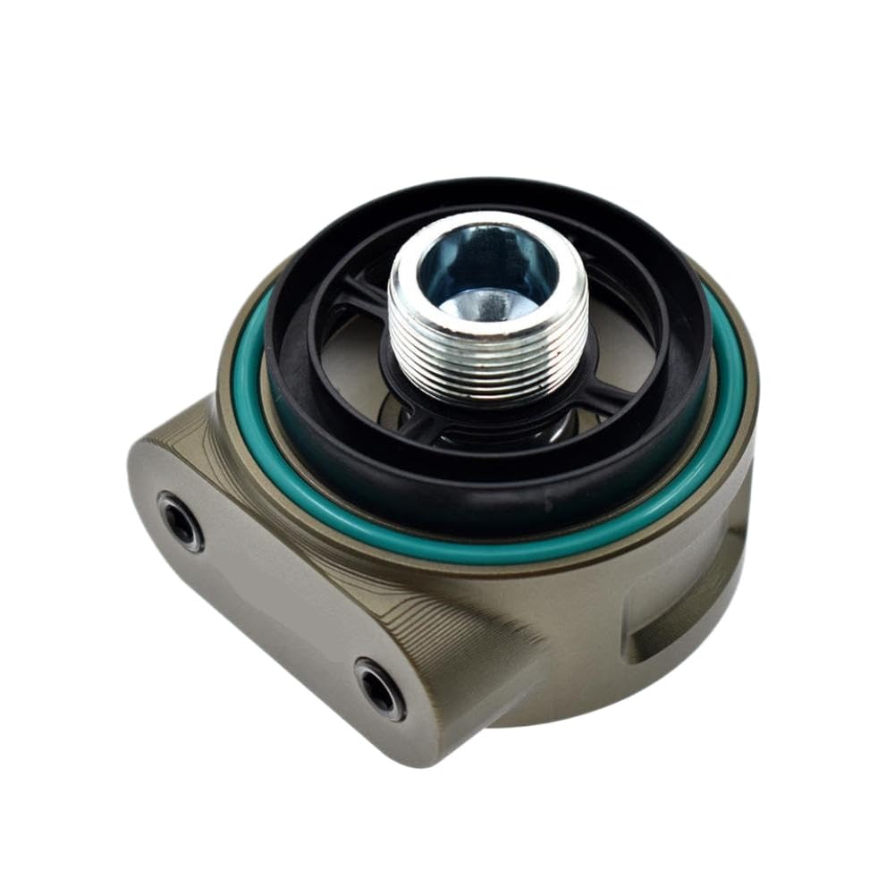 SKCUSTOM Oil Temperature Gauge Pressure Gauge Adapter Sandwich Oil Filter Compatible With Automotive Parts Gen2 EA888 Engine For Part Number 8K1927225B