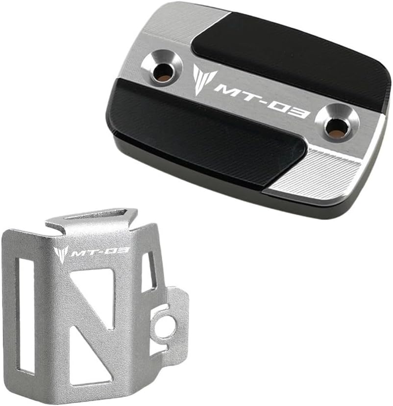 For MT-03 MT 03 MT03 2015-2021 2020 CNC Motorcycle Accessories Rear & Front Brake Fluid Reservoir Cap Cylinder Cover