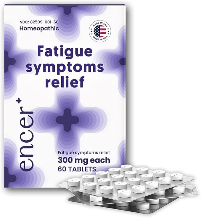 encerHomeopathic Medicine for Oncology Treatments-Natural Energy Boosters for Radiotherapy Patients - Fatigue, Focus & Vitality Supplement-Chemotherapy Must Haves for Women & Men - 2 Pack, 120 Count