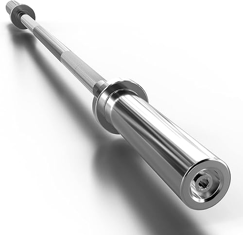 Barra de pesas olímpica para levantamiento de pesas, barra de prensa de banco de 7 pies6 pies5 pies para entrenamiento de fuerza, capacidad de peso