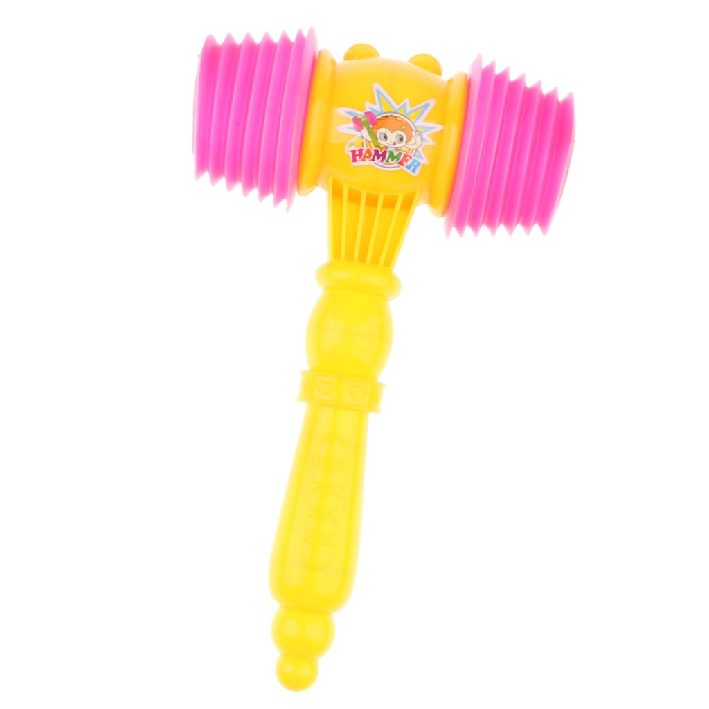 Homyl Large Plastic Squeaky Hammer with, Toy, Birthday Gift, Party Supplies