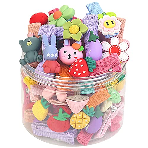 10 Pieces Baby Hair Clips Non-slip Baby Girl Barettes Colorful Alligator Hair Clips Half Covered Hair Clips Hairpin for DIY Toddlers Girls Kids Hair Accessories (Rich Colors)