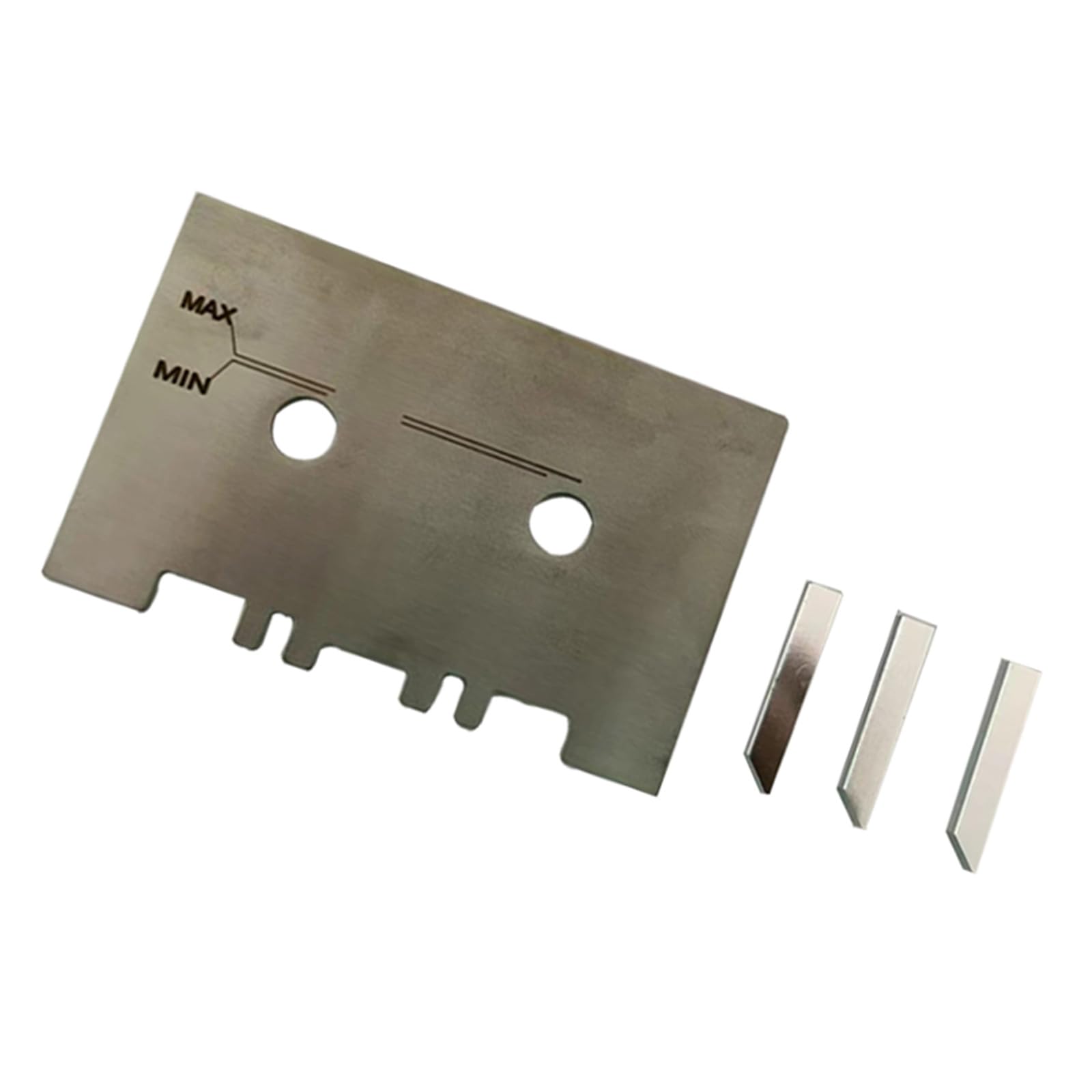 1 indicatore di allineamento meccanico testa e guida + 3 controlli in alluminio