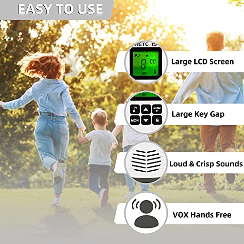 Retevis RT45 Walkie Talkie PMR446 Licentievrij 16 Kanalen VOX Dubbele Kracht Portofoons Zaklamp oplaadbaar Walkie Talkie… - Image 5