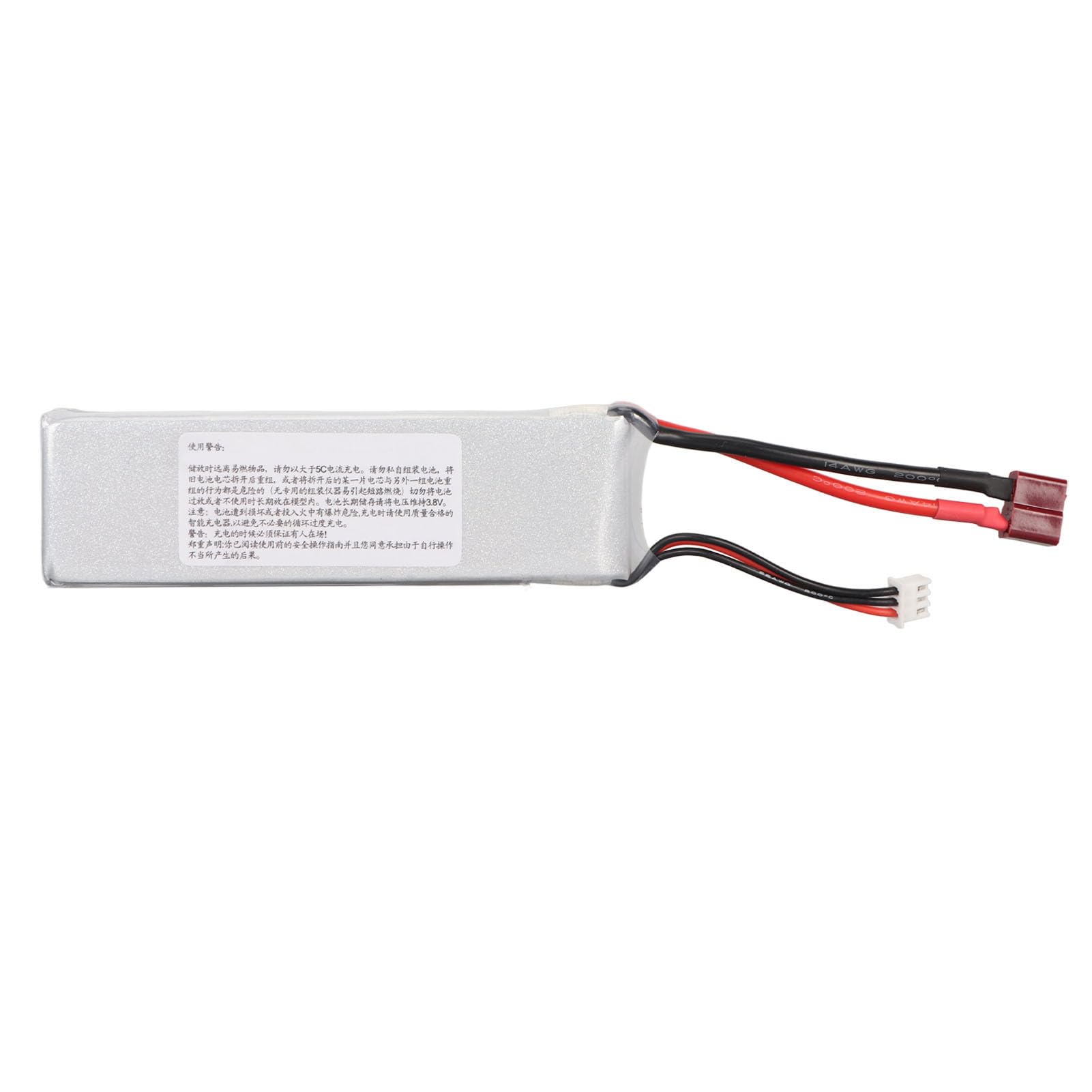 Batteria Lipo Li Polymer RC Lipo da 11,1 V, 35 C, 2600 mAh, per Racing Drone Quadcopter Elicottero, Aeroplano RC Barche RC Modelli (Connettore)