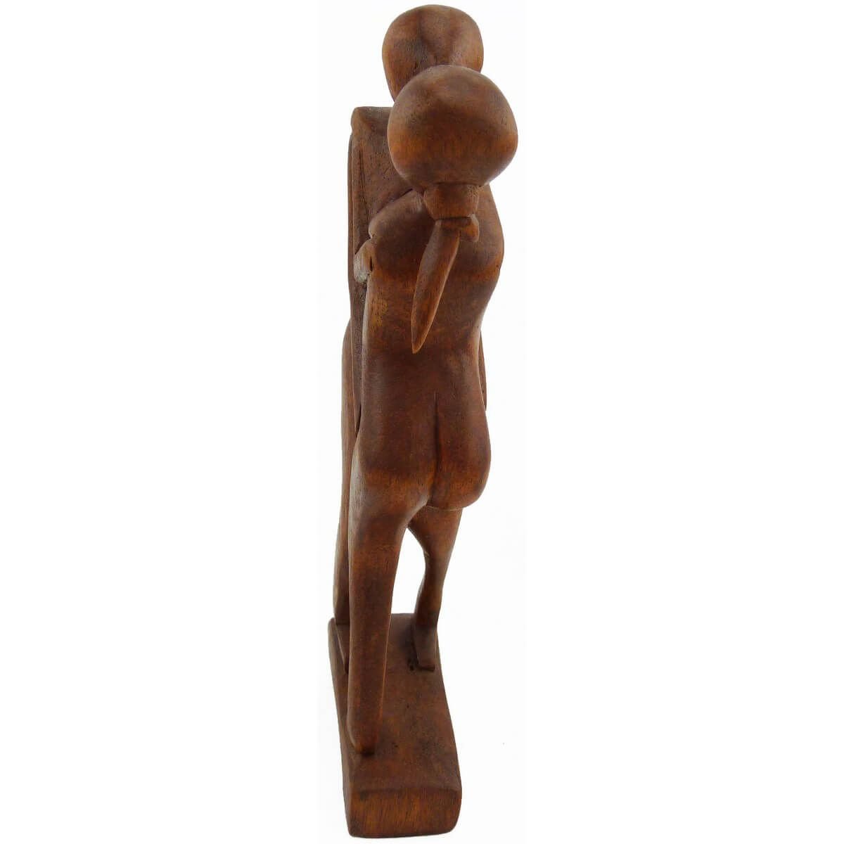 Simandra Holz Figur Skulptur Abstrakt Holzfigur Statue Afrika Asia Handarbeit Deko Akt Größe 30 cm