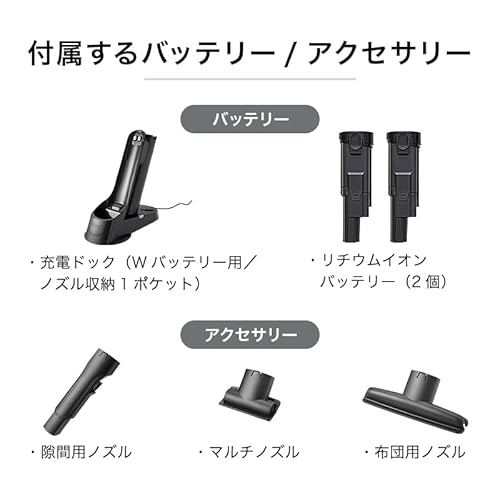 Shark EVOPOWER W30 WV251J + アクセサリーパック(ブラシセット) の商品画像 4