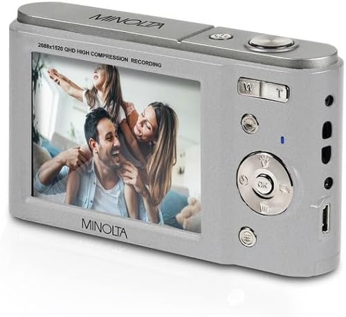 Miniatura 3 de Minolta MND20 Cámara digital Ultra HD de 44 MP  27 K plata