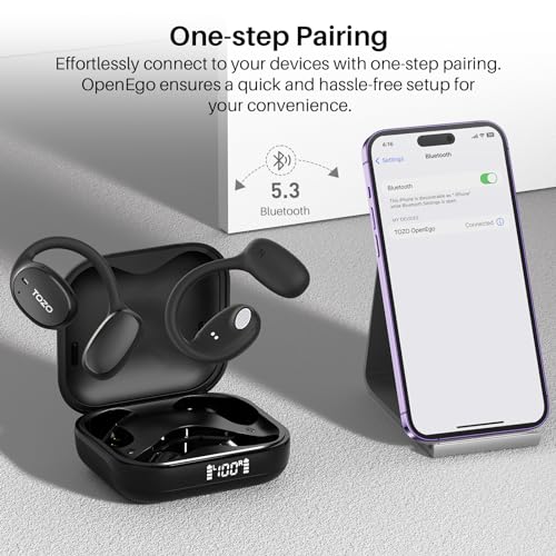 Tozo T1301 Openego True Wireless Open Ear Headphone, 5.3 Bluetooth Sport Earbuds thumb #5