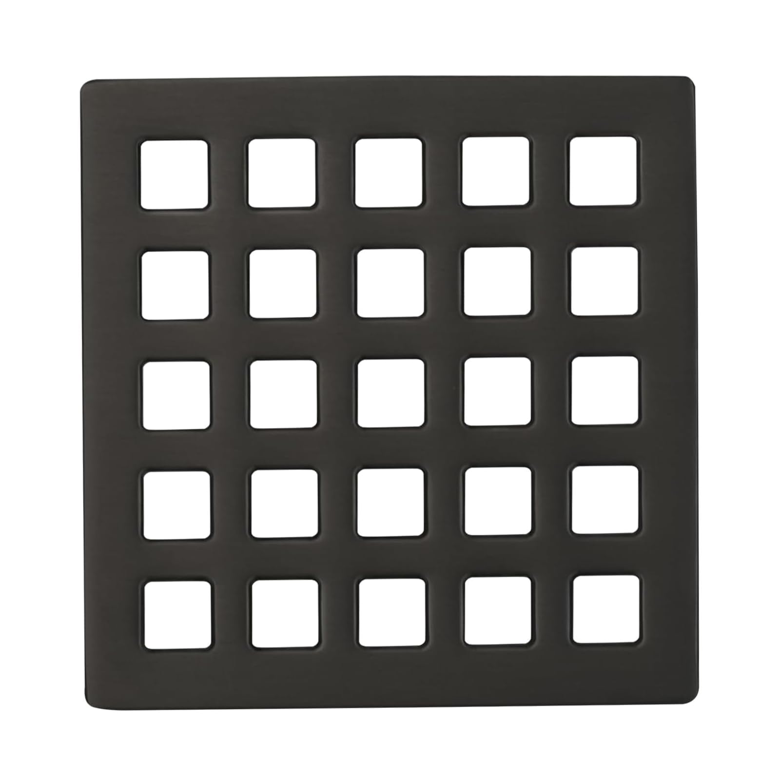 3.75" Shower Drain Cover - Square Floor Drain Cover -Drain Strainer for Bathrooms, Showers, and Sinks - SUS304 Stainless Steel & 0.2 inch Thick