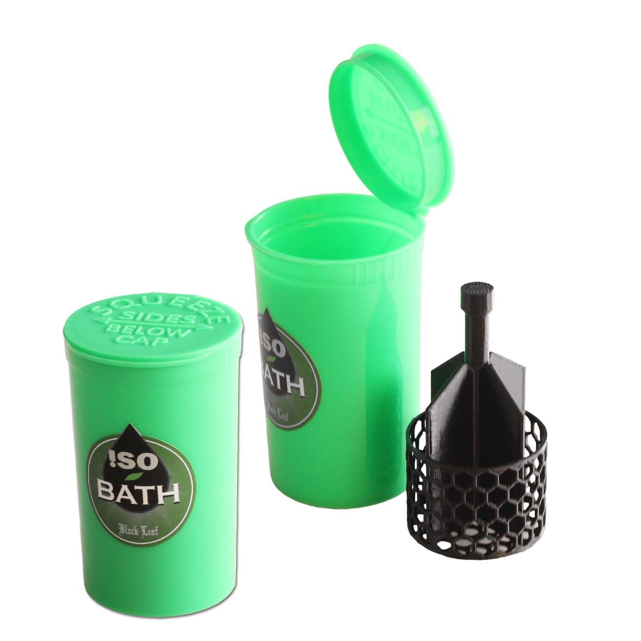 Black Leaf ISO-Bath für Glasteile und -Filtertips, grün – praktische Reinigungslösung, Kunststoff