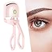Heated Eyelash Curlers, Heated Lash Curler, Electric Eyelash Curler, Rechargeable Eyelash Curler, Handheld Eyelash Heated Curler (Pink)