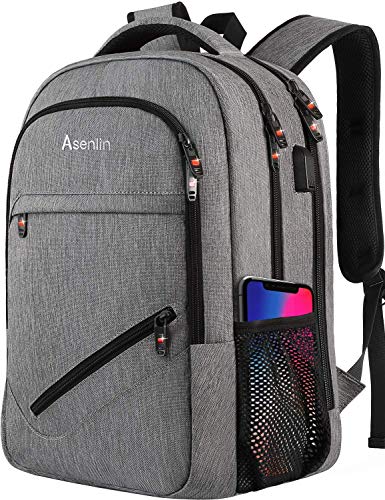 Asenlin Travel Laptop Backpack,TSA Large Travel Backpack for Women Men, 17 Inch Business