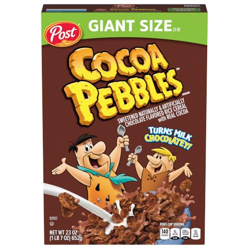 Cocoa PEBBLES Chocolate Breakfast Cereal, Gluten Free, 23 oz Box
