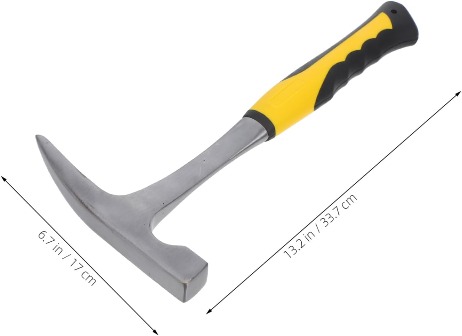 jojofuny Heavy-duty Geological Hammer with Pointed Tip and - Handle for Rock Hunting Ergonomic Design for Outdoor Exploration and Archaeology Tools