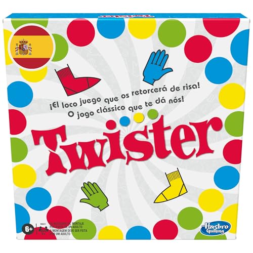 Hasbro Gaming Twister, Juegos de Habilidad, Fiestas con Amigos y Diversi&oacute;n en...