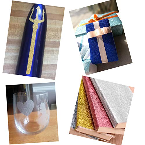 Levylisa 10 Sheets A4 Glitter Self-Adhesive Craft Art Sparkling Sign Sticker Gemstone Metallic Colour Diy Gift (Black) #TOP1