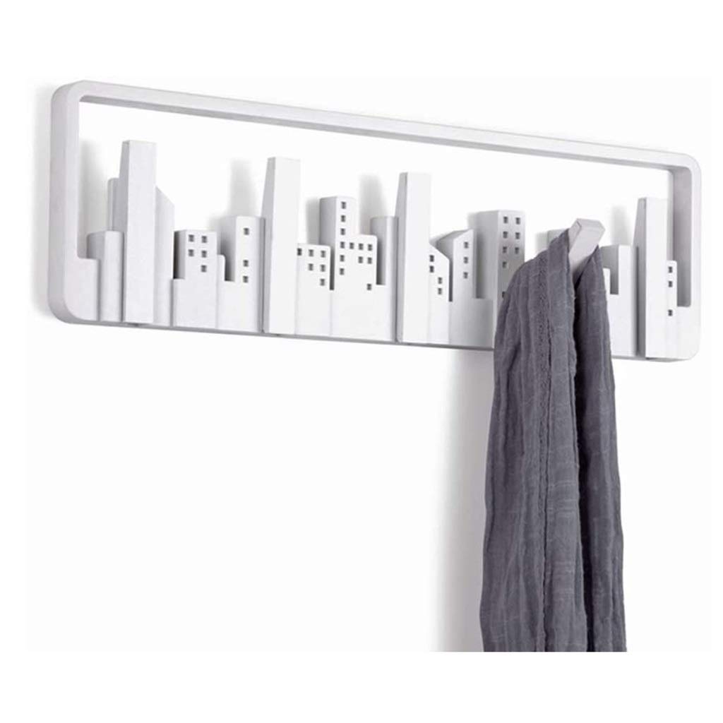 Mobygkfy Wit Multiple Sets Of Hooks, Pastoral Decoration Wall Hanging Coat Hook Rack, Bedroom Living Room Decoration(Wit)