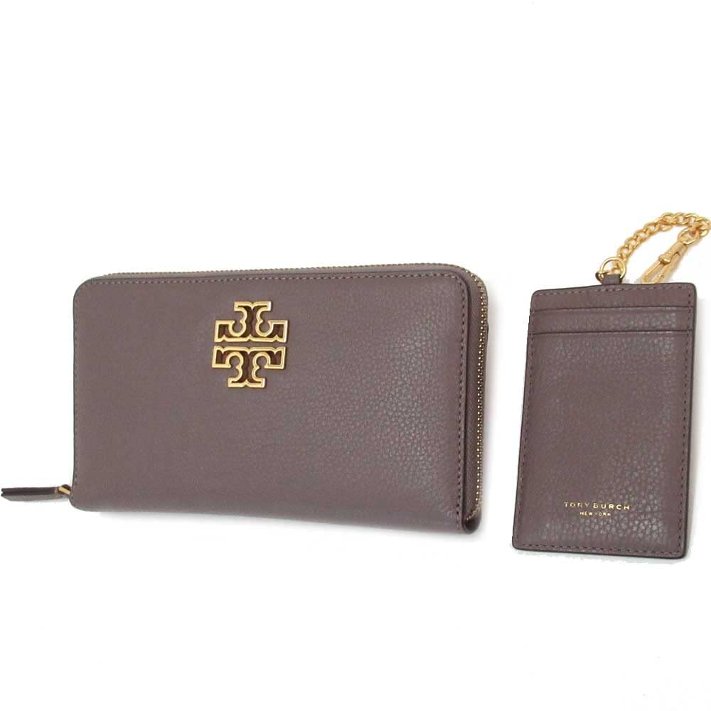 Tory Burch Women's Britten Zip Continental Wallet, Portobello, Continental
