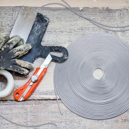 Image of Frienda Backer Rod Foam Rubber Caulk Saver Concrete Expansion Joint Filler Weather Strip Seal for Gaps and Joints (Grey,1 /8 Inch X 50 ft)