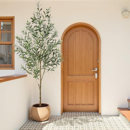 Alupssuc Olivenbaum Künstlich 180cm Kunstpflanze Groß Künstlicher Olivenbaum, Künstliche Pflanzen Kunstbaum Deko für Zuhause, Wohnzimmer, Schlafzimmer, Büro, Garten
